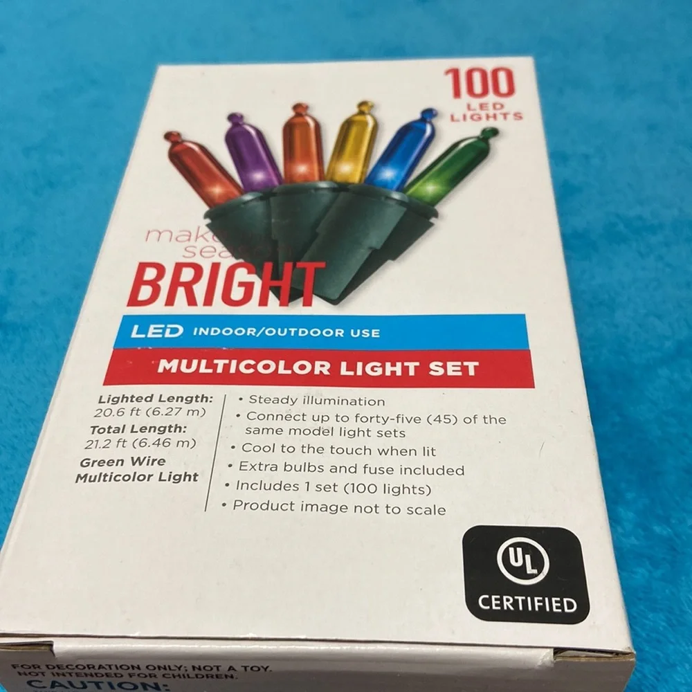 Multicolor LED Light Set - 100ct.